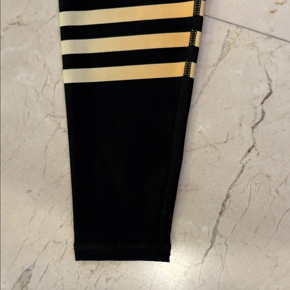 Shape Up Black Leggings with Star and Stripe Design - Picture 10 of 12